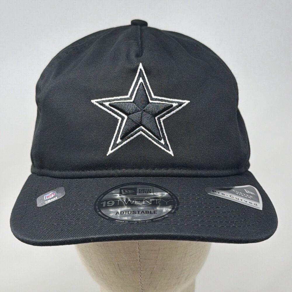 Dallas Cowboys New Era 19TWENTY Hat Black Adjustable NFL Cap OSFM